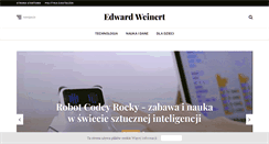 Desktop Screenshot of edwardweinert.com